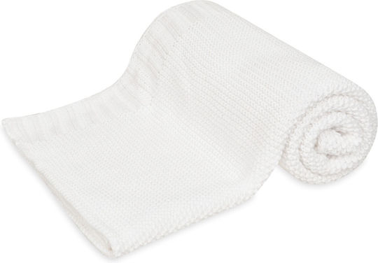 Matex Blanket Nursery Swaddling Blankets Knitted White 75x100cm