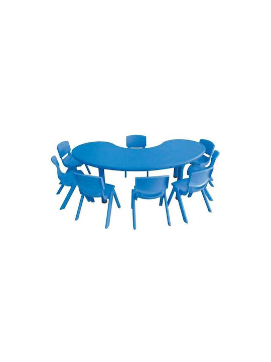 Cro Kindertisch aus Plastik Blau Avant Garde