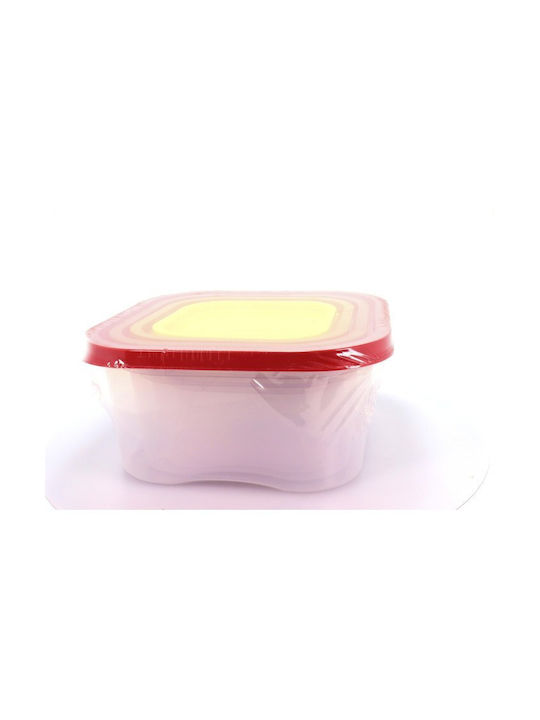 Sterk Lunchbox Kunststoff Rosa 4Stück
