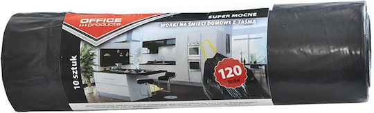 Office Products Trash Bags for the Garden Capacity 120lt 98x67cm 10pcs Black