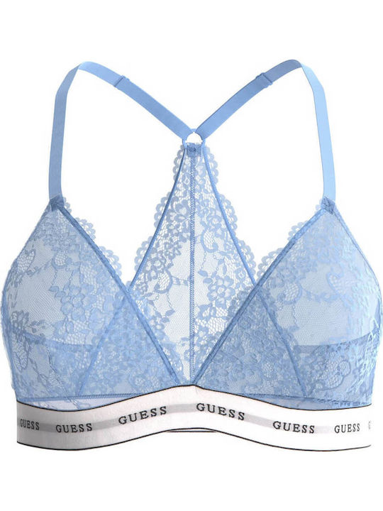 Guess Women's Bralette Bra Blue