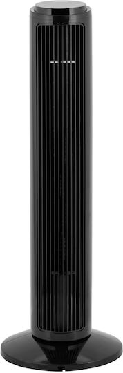 Teesa Tower Fan 50W with Remote Control Black
