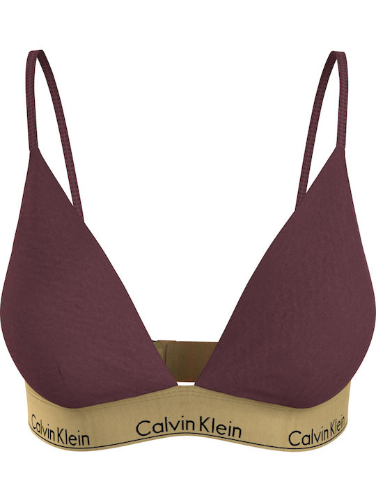 Calvin Klein Bralette Σουτιέν Μπορντό