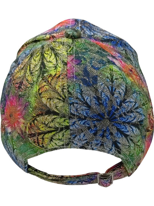 Cotton Jockey Green Floral Stars Beads Women's Brims Trims