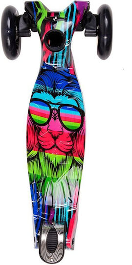 Athlopaidia Kids Scooter Lion 3-Wheel for 3+ Years Multicolour