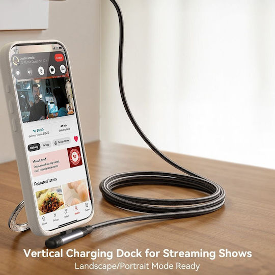 Joyroom Series USB 2.0 Cable USB-C male - USB-C 60W Μαύρο 1.2m