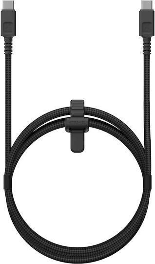 Xtorm Braided USB 2.0 Cable USB-C male - USB-C 240W PD Μαύρο 1.5m CX3091