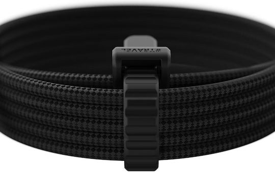 Xtorm Braided USB 2.0 Cable USB-C male - USB-C 240W PD Μαύρο 1.5m CX3091