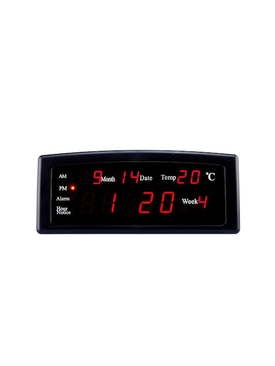 Tagliatore Ceas De Masă Digital Led Din Plastic Cu Ceas Deșteptător Roșu VOLT868R
