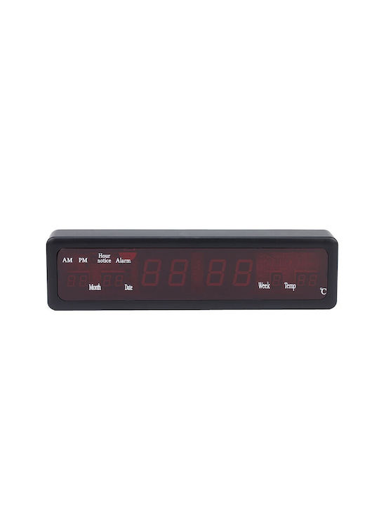 Tagliatore Ceas de Perete Digital Plastic Transparent 31.5x8.5cm