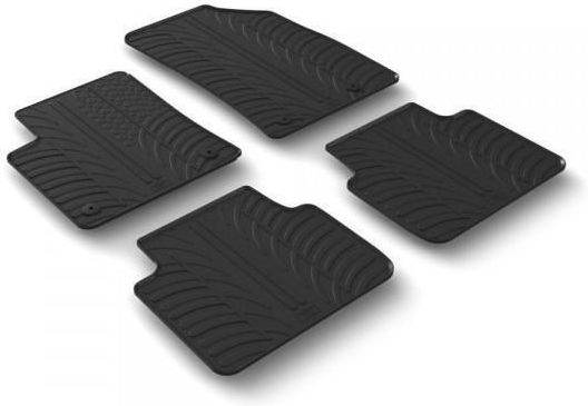 Lampa Set of Front and Rear Mats 4pcs for Opel Crossland X 2021 Black