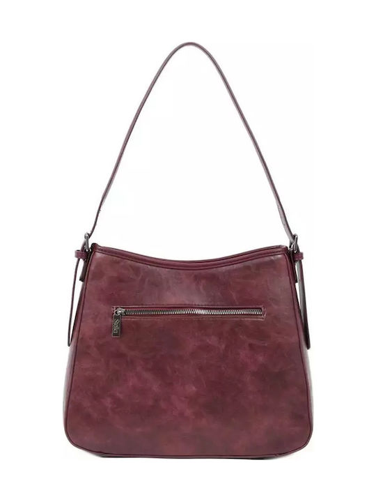 Women's Shoulder Bag Burgundy