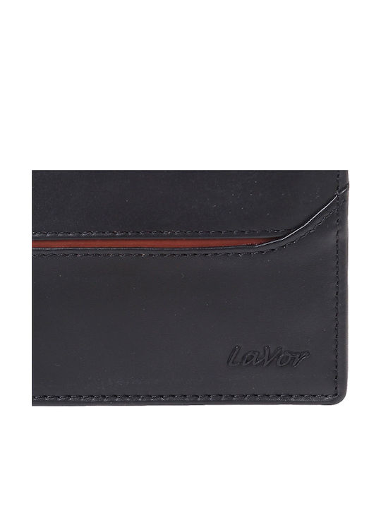 Leather Men's Wallet Classic with RFID Black