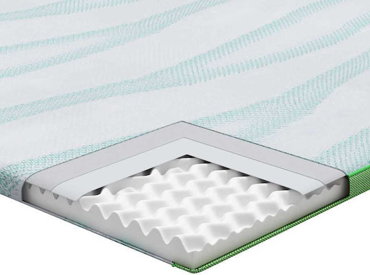 vidaXL Ανώστρωμα Μονό Polyester 70x200x6εκ.