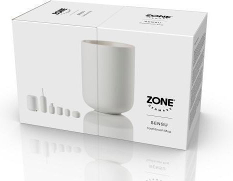 Zone Denmark Stoneware Tabletop Cup Holder White