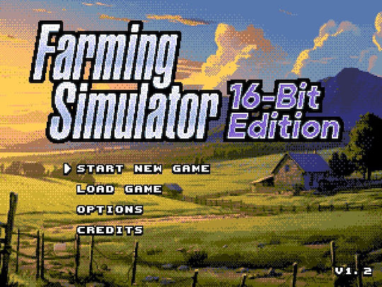 Farming Simulator: 16-Bit Edition Sega Mega Drive Game (New)