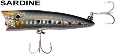 Ryuji Nălucă Artificială Popper 7buc/8.5gr Olive Shrimp