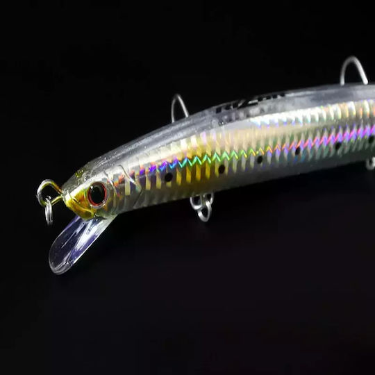 Rizor Τεχνητό Δόλωμα Ψαράκι (Minnow) 19εκ./36gr #04 Green Sayori