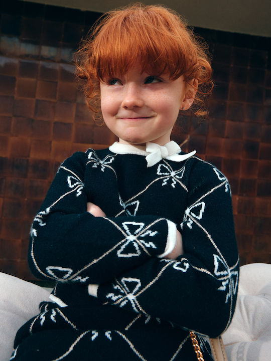 Kids' Set with Skirt Winter 2pcs Black