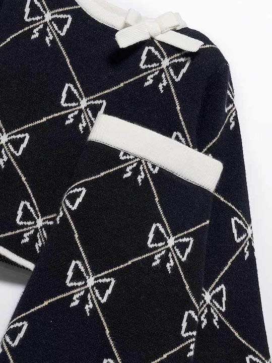 Kids' Set with Skirt Winter 2pcs Black