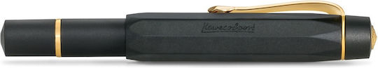 Kaweco Sport Al Fountain Pen Black with Black Ink