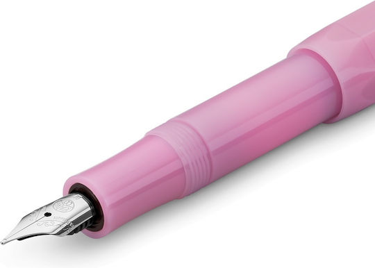 Kaweco Frosted Sport Writing Pen Fine Pink made of Plastic with Blue Ink