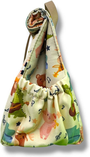 The Lunch Bags School Insulated Shoulder Lunch Bag 5lt Beige 21 x 16 x 24cm