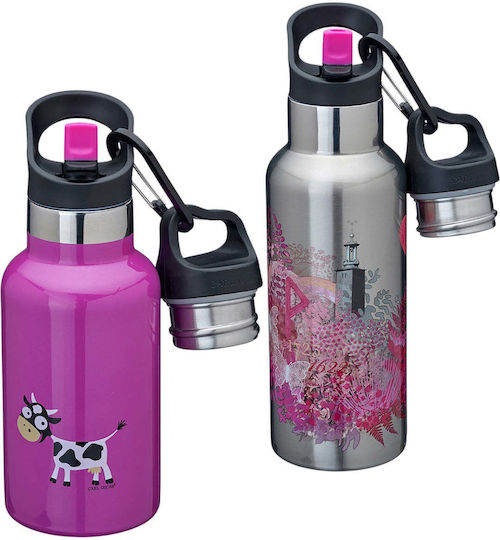 Carl Oscar Sticlă Pentru Copii Termos Oțel Inoxidabil Antivărsare Violet 350ml