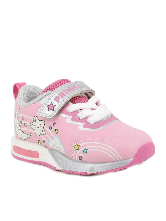 Παιδικά Sneakers Ανατομικά με Σκρατς Ροζ