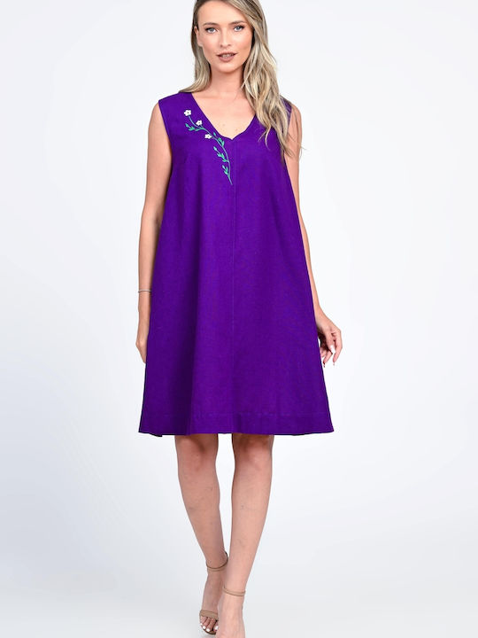 Rochii De Vară Pentru Femei Mini Rochie Violet
