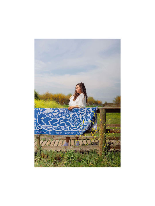 The Baitay Decorațiune Tapiserie Bloom Lucrată Manual Din Țesătură 180x130cm