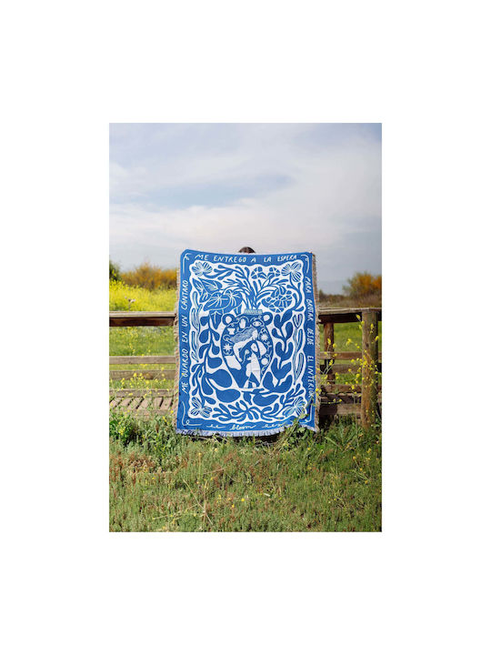 The Baitay Decorațiune Tapiserie Bloom Lucrată Manual Din Țesătură 180x130cm