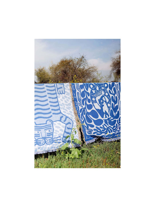 The Baitay Decorațiune Tapiserie Bloom Lucrată Manual Din Țesătură 180x130cm