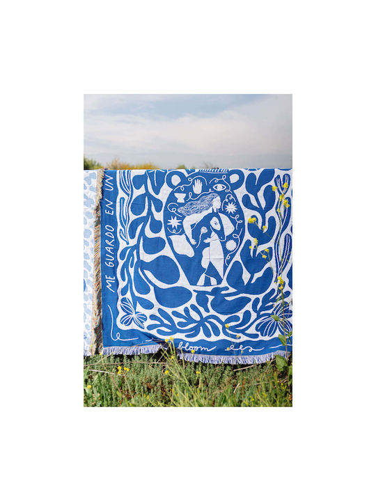 The Baitay Decorațiune Tapiserie Bloom Lucrată Manual Din Țesătură 180x130cm