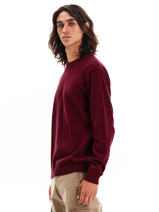Long Sleeve Burgundy Sweater