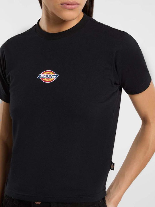 Maple Valley Γυναικείο Crop T-shirt Black