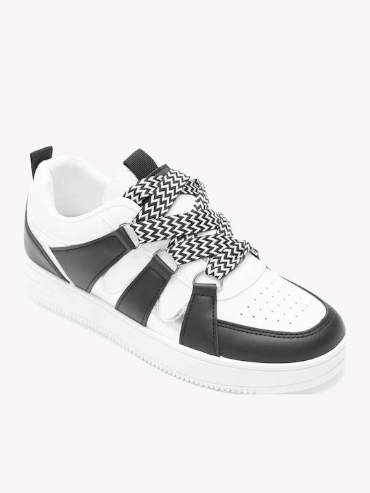 Μαύρα Sneakers Χοντρά Κορδόνια