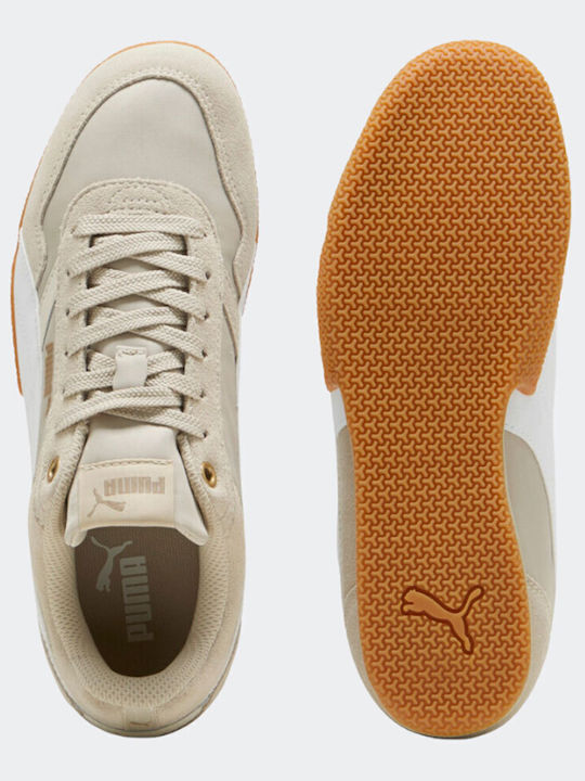 Nylon Γυναικεία Sneakers Μπεζ