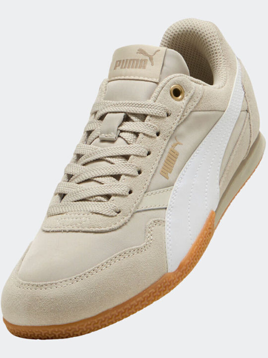 Nylon Γυναικεία Sneakers Μπεζ