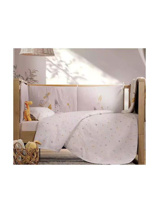 Nef-Nef Homeware Σετ Universe Γκρι 120x170εκ.