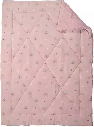 Nef-Nef Homeware Παιδικό Κουβερτοπάπλωμα Μονό Unicorns Style Lilac 160x220εκ.