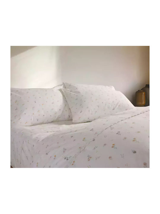 Nef-Nef Homeware Sheet Sets Queen 240x270cm. Signity White 4pcs