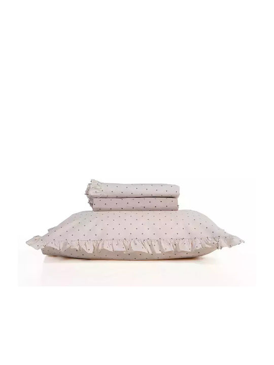 Nef-Nef Homeware Сет Чаршафи 280x270см. Piombino Бежов 4бр