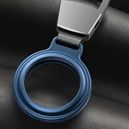 Elegant Aluminum Alloy Husă pentru AirTag în culoarea Negru