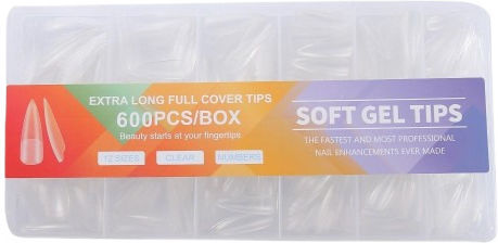 Sfaturi pentru unghii Transparente 600buc t02116631-4