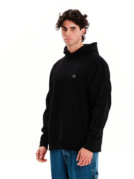 Sweatshirt with Hood Black