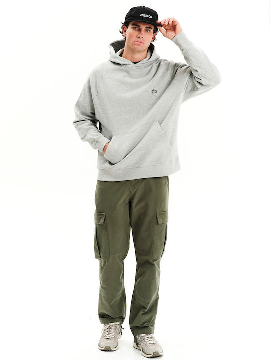 Graues Sweatshirt mit Kapuze 252.EM20.51