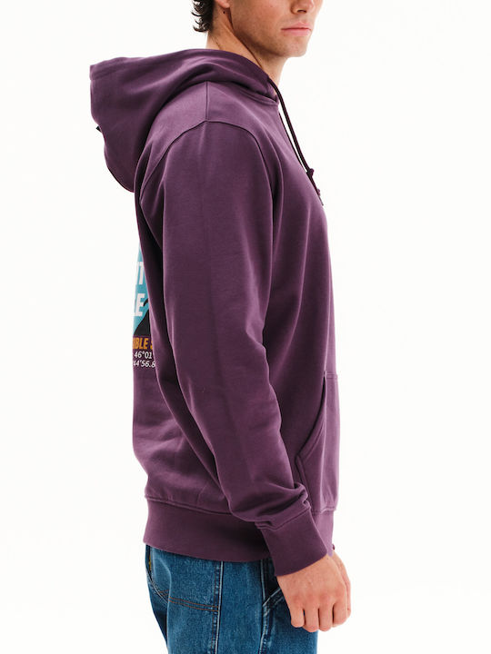 Hooded Sweatshirt Grape-Purple