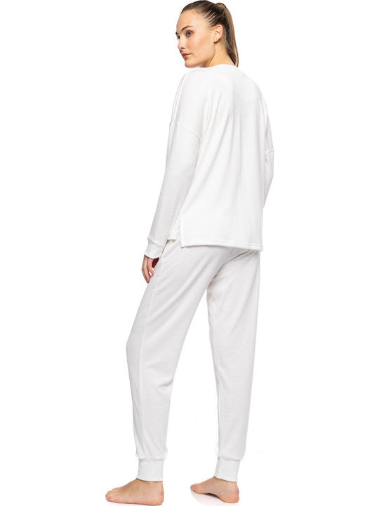 Pink Label Winter Women's Pyjama Set Grey