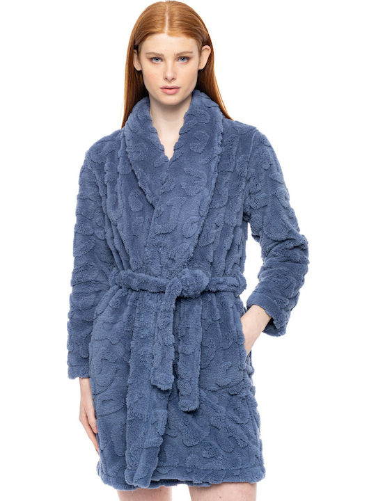 Pink Label Winter Damen Robe Cosmos Blue